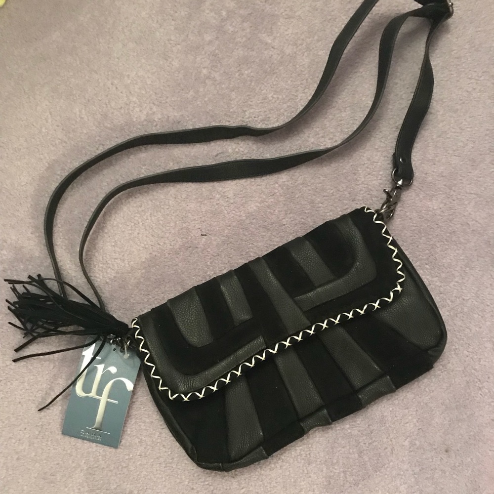 NEW Zara clutch with detachable straps black